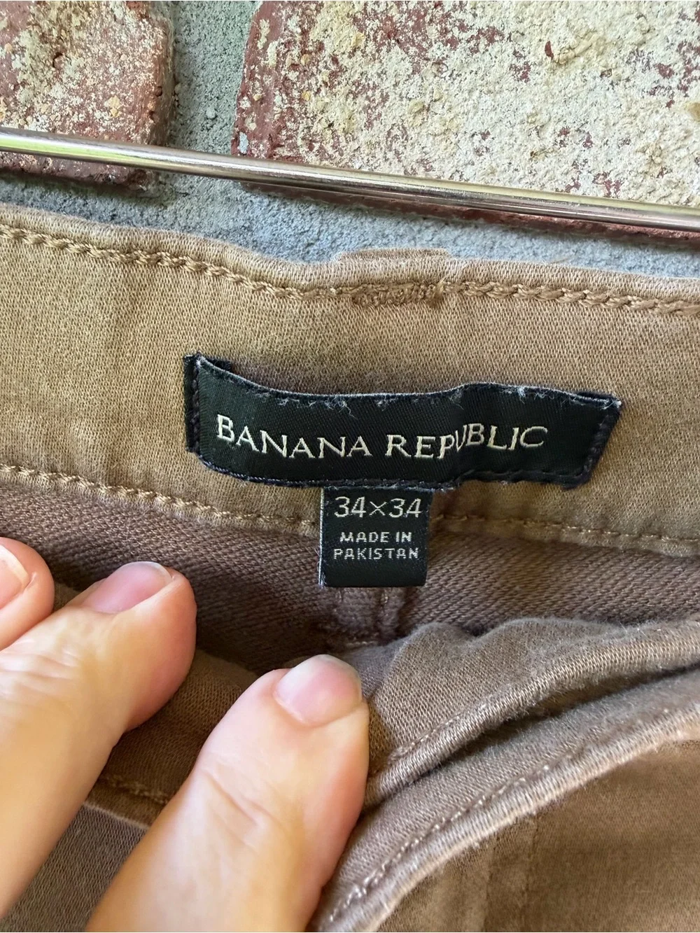 Men’s Banana Republic Slim Fit 5-Pocket Casual Pants 34” X 34” Excellent!